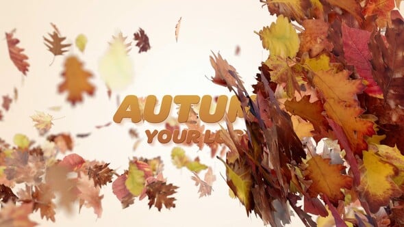 Videohive Autumn Logo Reveal 59741374