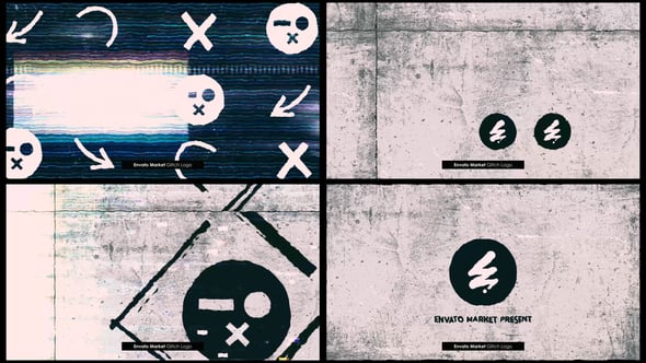 Videohive Grunge Glitch Logo Opener | Digital Intro
