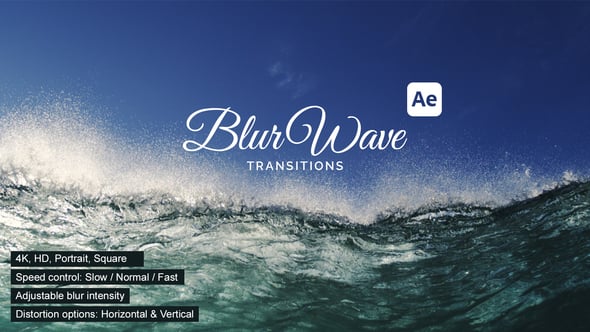Videohive BlurWave Transitions