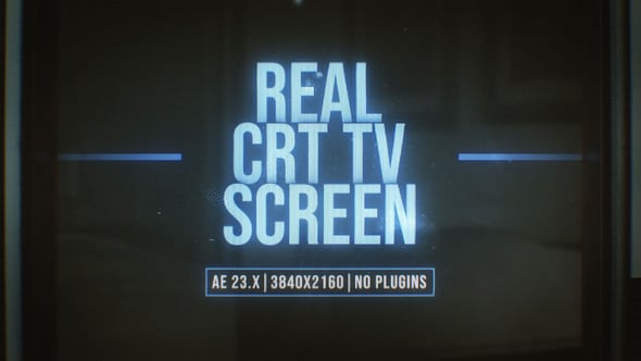 Videohive Real CRT TV Screen