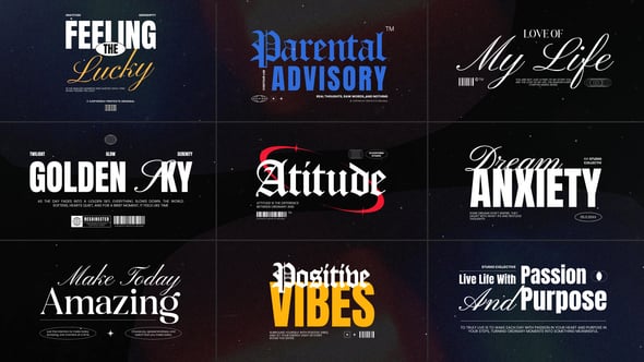 Videohive Cinematic Titles vol.03