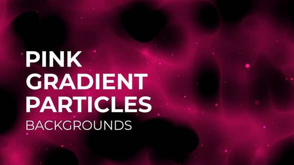 Videohive Pink Gradient Particles Background Animated Pack