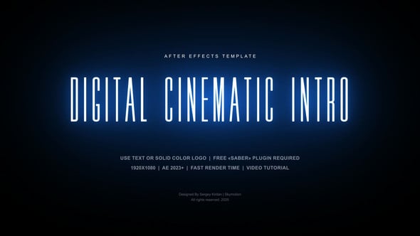 Videohive Digital Cinematic Intro