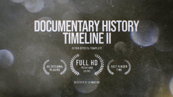Videohive Documentary History Timeline 2