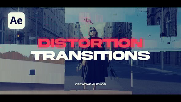 Videohive Distortion Transitions 58462674