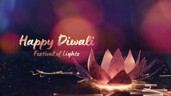 Videohive Diwali Titles Festival of Lights