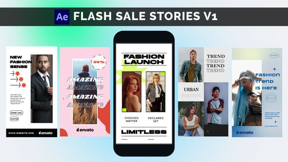 Videohive Fashion Sale Stories V1 – Marketing