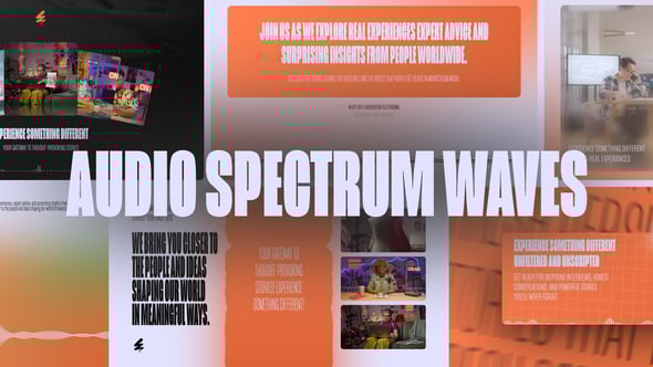 Videohive Audio Spectrum Waves