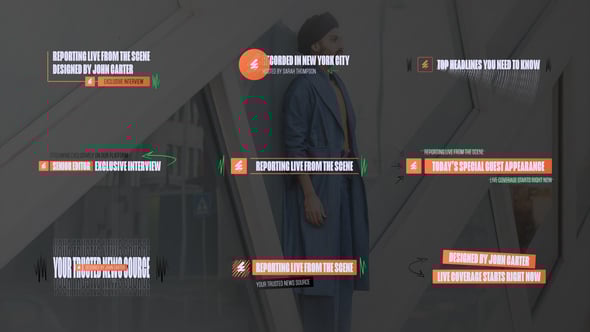 Videohive Interview Name Tag Corporate & Vlog Edition