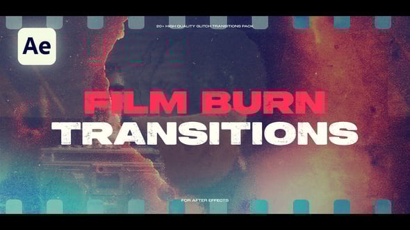 Videohive Film Burn Transitions 58842970