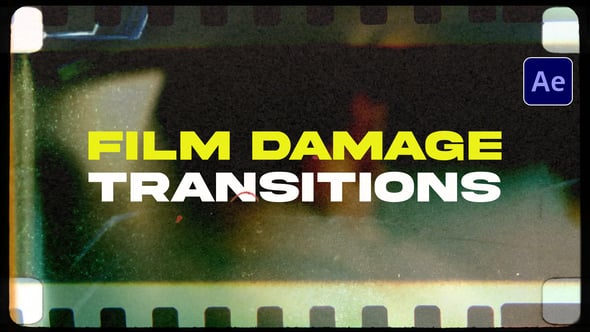 Videohive Film Damage Transitions 59979122