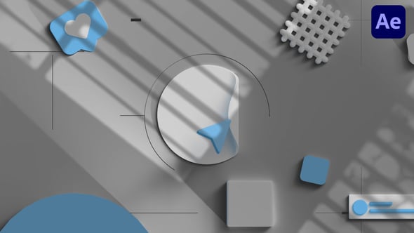 Videohive Clean 3D Brand Intro