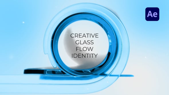 Videohive Crystal Glass Motion Logo