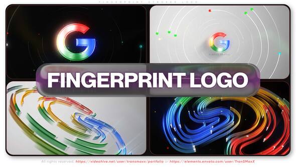 Videohive Fingerprint Strokes Logo