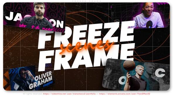 Videohive Dynamic Freeze Scenes – Frozen Cut-Out Titles