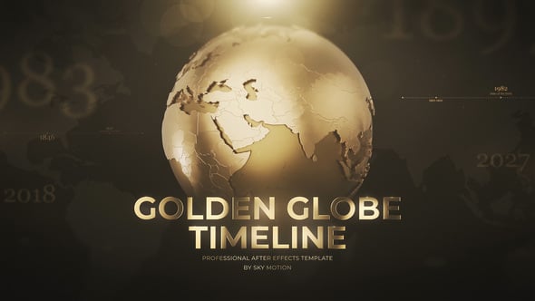 Videohive Golden Globe Timeline Presentation