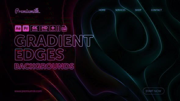 Videohive Gradient Edges Backgrounds