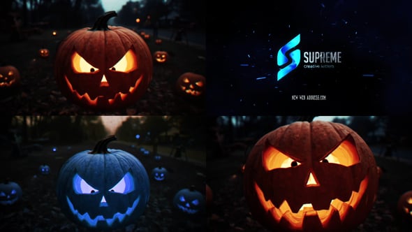 Videohive Haunted Pumpkin Explosion