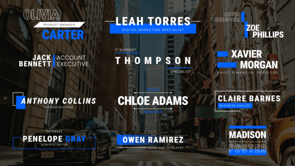 Videohive Company Text Titles