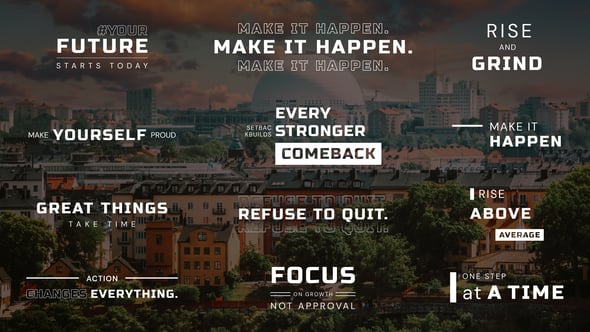 Videohive Kinetic Text Title