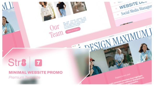 Videohive Minimal Website Promo 60123510