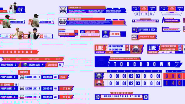 Videohive Baseball Broadcast Packages