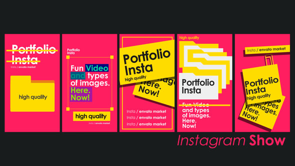 Videohive Instagram Show – Social Media Stories Promo