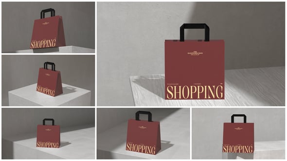 Videohive Shopping Bag Mockup 60012844