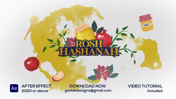 Videohive Rosh Hashanah Titles