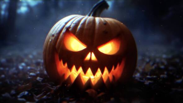 Videohive Nightmare Pumpkin Intro