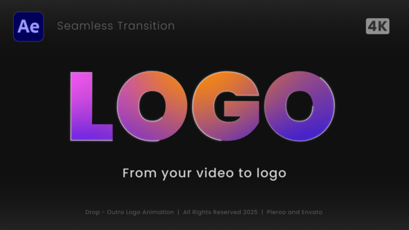Videohive Drop – Outro Logo