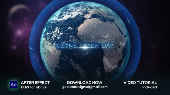 Videohive Ozone Layer Day Titles