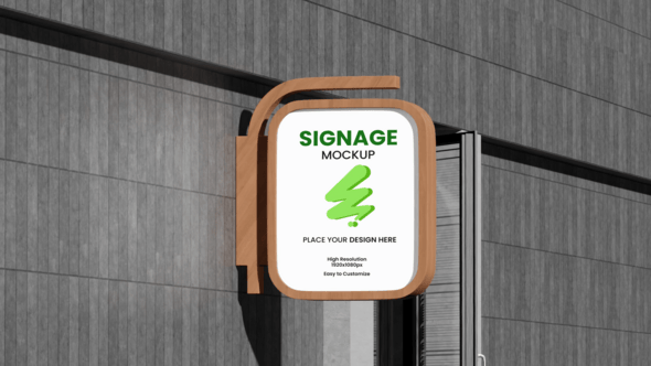 Videohive Signage Mockup