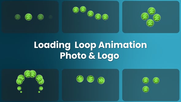 Videohive Loading Loop Animation Logo and Photo