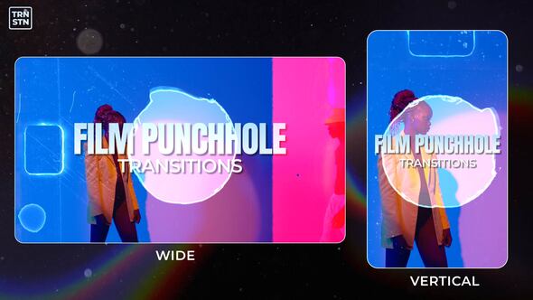 Videohive Film Punchhole Transitions
