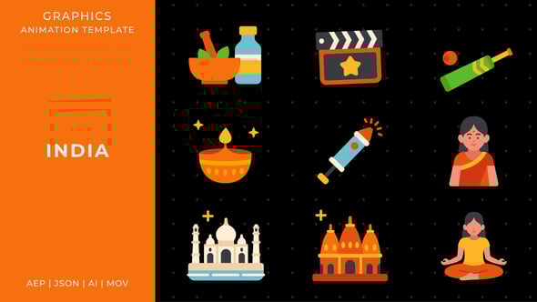 Videohive India graphic animation template | After Effects