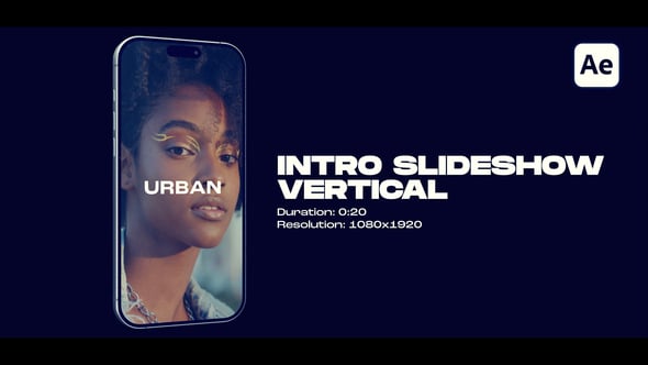 Videohive Vertical Intro Slideshow