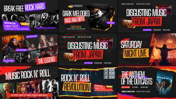 Videohive Music Typography