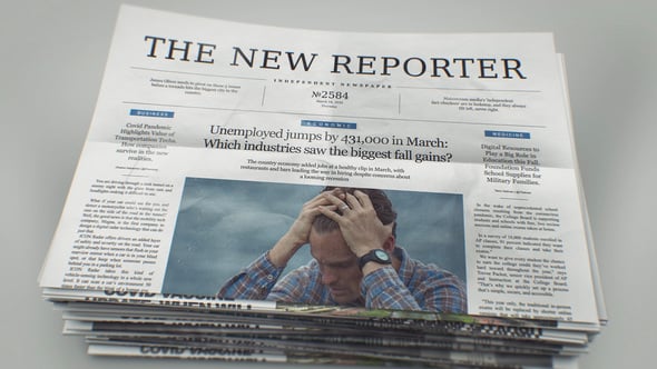 Videohive Photoreal Newspaper 4K | Breaking News
