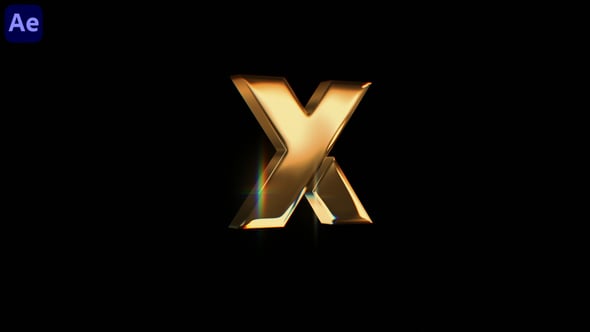 Videohive Gold Logo Opener 60041781