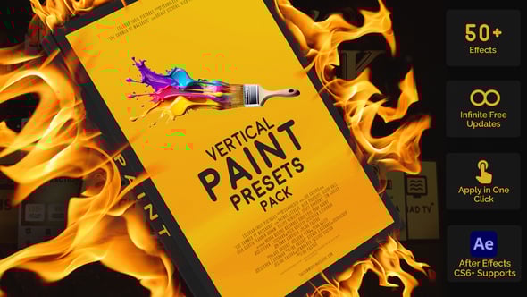 Videohive Vertical Paint Presets Pack