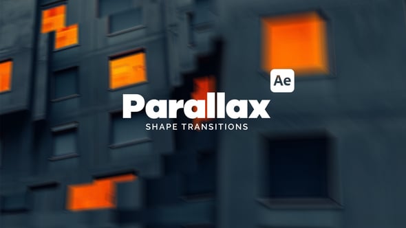Videohive Parallax Shape Transitions