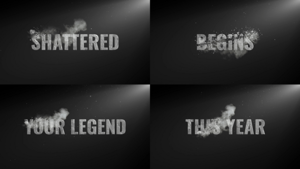 Videohive Shattered Teaser Text Version for After Effects