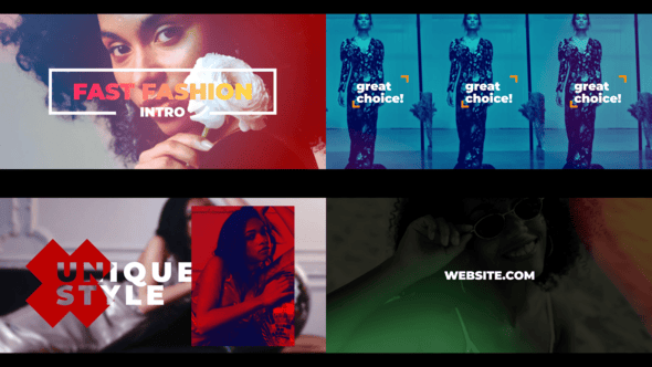 Videohive Fast Fashion Intro for After Effects