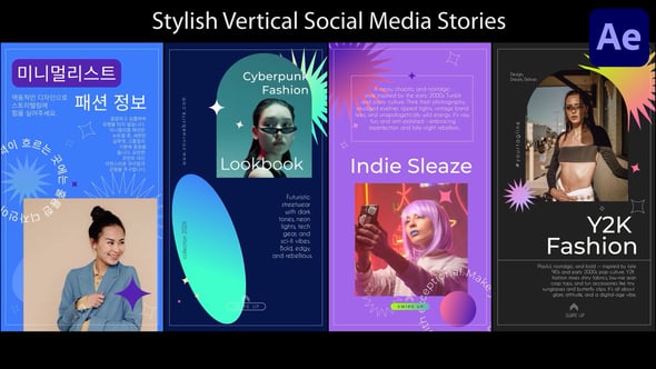 Videohive Stylish Social Media Stories for After Effects
