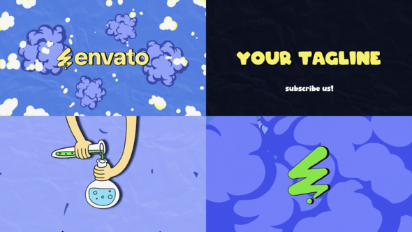 Videohive Smoke Explosion Chemical Reaction Logo for After Effects