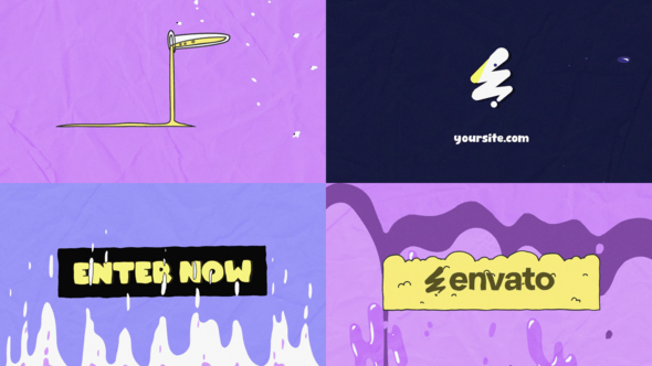 Videohive Chemical Reaction In School Logo for After Effects