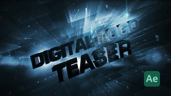 Videohive Quantum Code – Futuristic Digital Logo Reveal