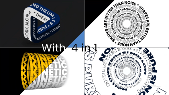 Videohive Kinetic Titles Pack