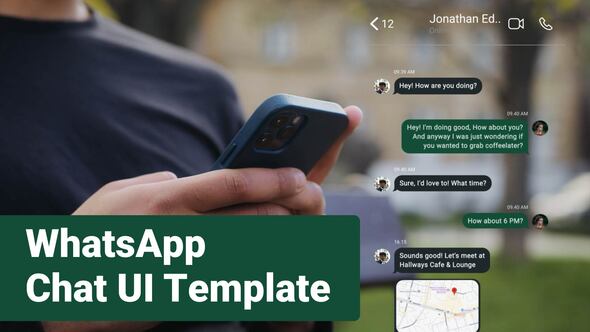 Videohive WhatsApp Chat UI Message